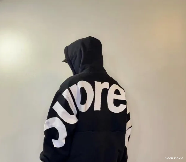 Black Big LOGO Hoodie Grey Sweatshirt M BIG SWEATSHIRT S XL L Back LOGO JACQUARD HOODED 0709